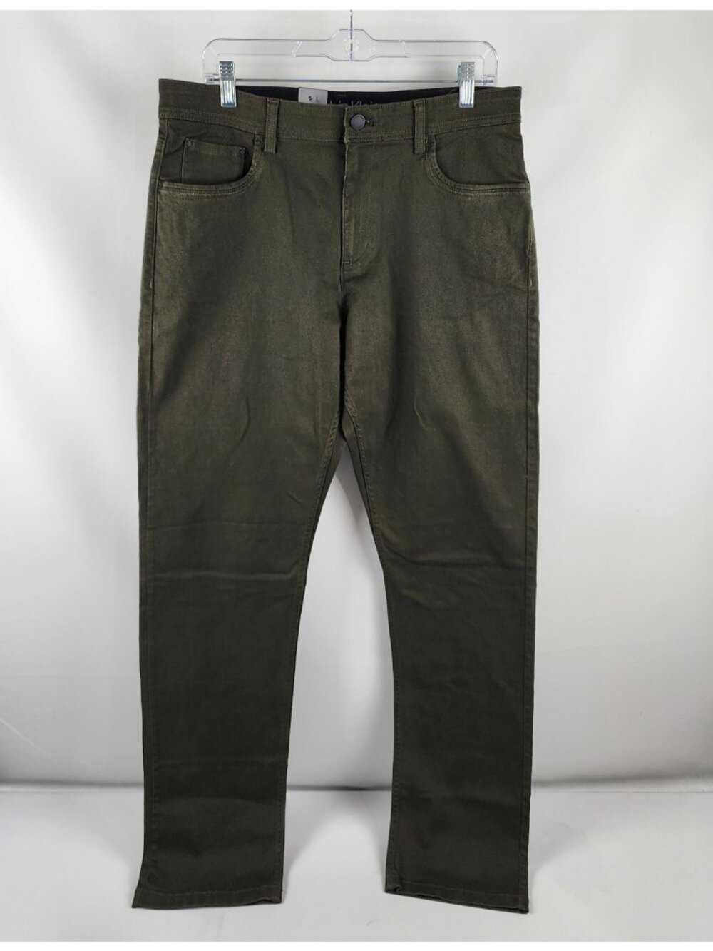 Calvin Klein Dress Pants Mens 34x34 Brown Green Chino Stretch Pant NWT